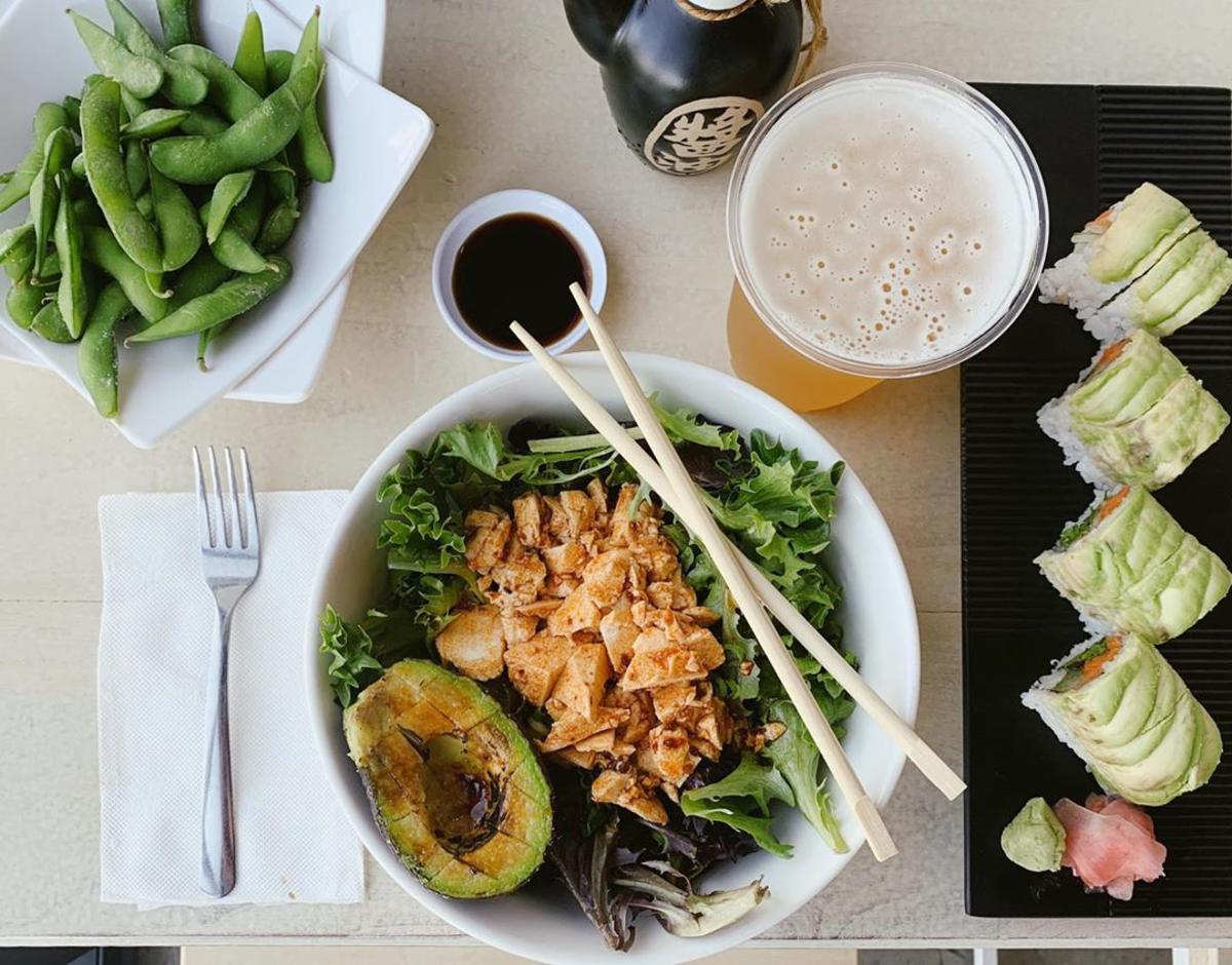 oshi poke sushi bowl vegan