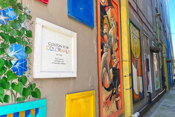 Public Art Walk Clinton Row Colorwalk