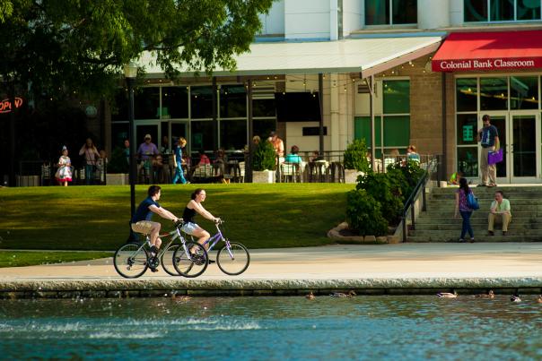 Biking at Big Spring Park