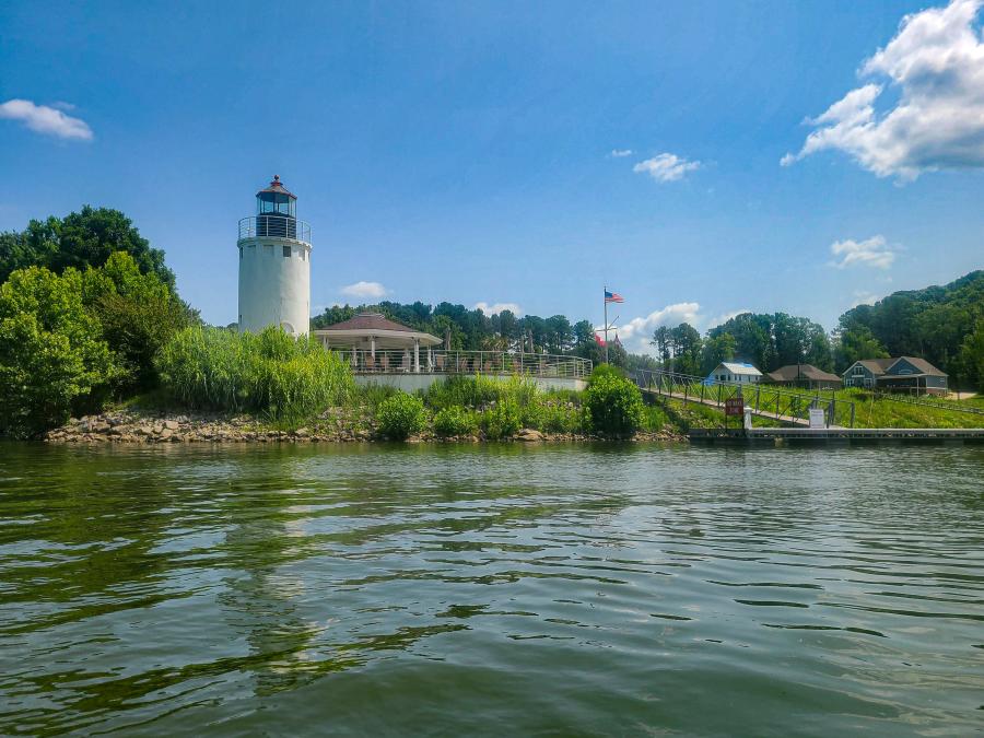 Hobbs Island Channel with Light House Paddle Boarding by Jenn Coleman of Coleman Concierge