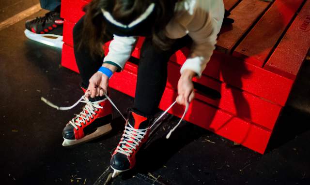 ice skating