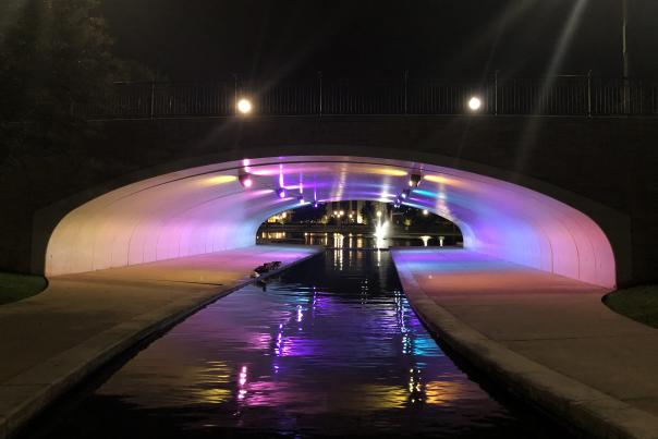 Big Spring Park Light Trail Photo Tunnel