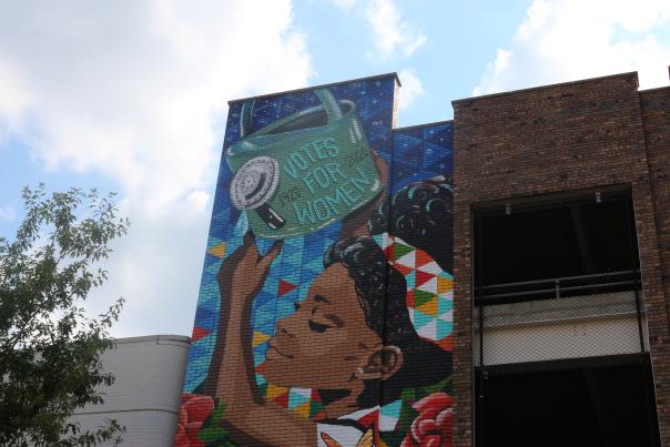 19th Amendment Mural in Huntsville