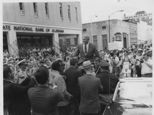 Von Braun Lunar Landing Downtown Huntsville 1969